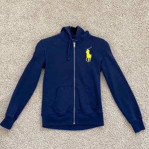 Polo by Ralph Lauren hoodie, size xs, color blue